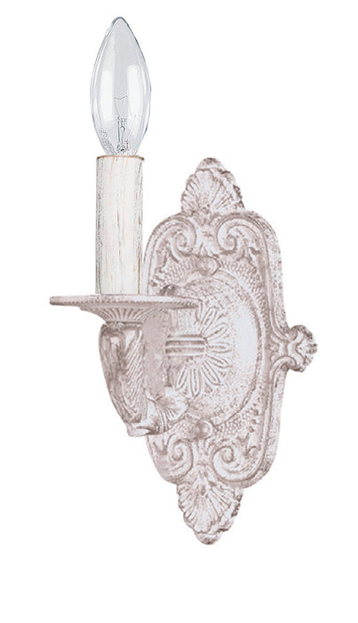 Paris Market 1 Light Wall Mount in Antique White