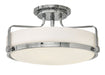 Harper Large Semi-Flush Mount in Chrome