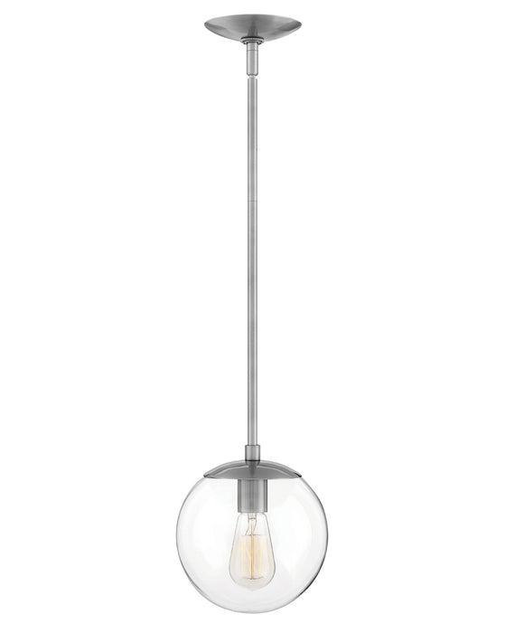 Warby Small Pendant in Polished Antique Nickel