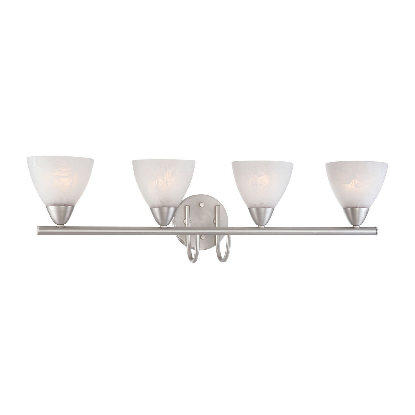 Tia 4-Light Wall Lamp in Matte Nickel