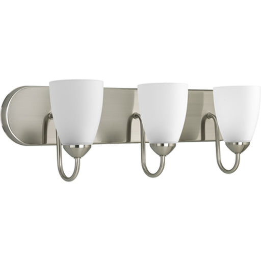 Gather 3-Light Bath & Vanity Lighting in Brushed Nickel