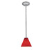 Martini 1-Light Pendant in Brushed Steel Finish