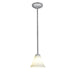 Martini 1-Light Pendant in Brushed Steel Finish