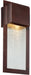 Westgate 1-Light Outdoor Wall Mount in Alder Bronze & Seedy Glass