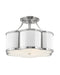 Chance Medium Semi-Flush Mount in Polished Nickel