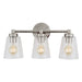 Larchmont 3-Light Vanity in Polished Nickel