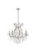 Maria Theresa 9-Light Chandelier in Chrome with Clear Royal Cut Crystal