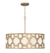 Carter Large Drum Chandelier in Burnished Gold