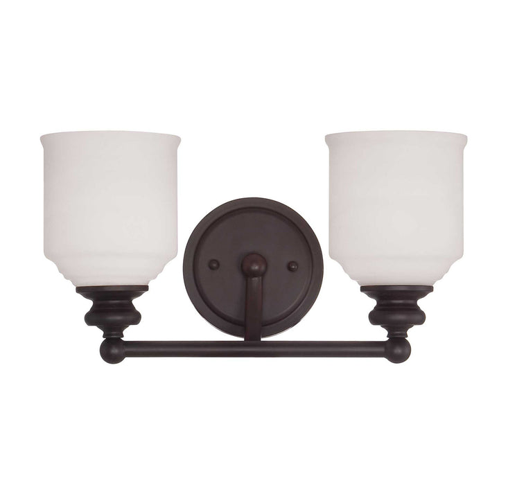 Melrose 2-Light Bath Vanity in English Bronze