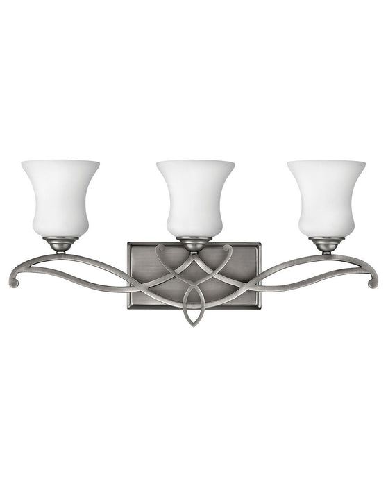 Brooke Three Light Vanity in Antique Nickel