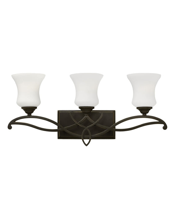 Brooke Three Light Vanity in Olde Bronze