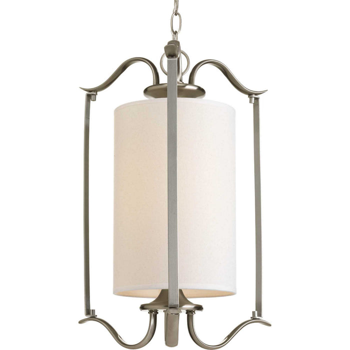 Inspire 1-Light Large Foyer Pendant in Brushed Nickel