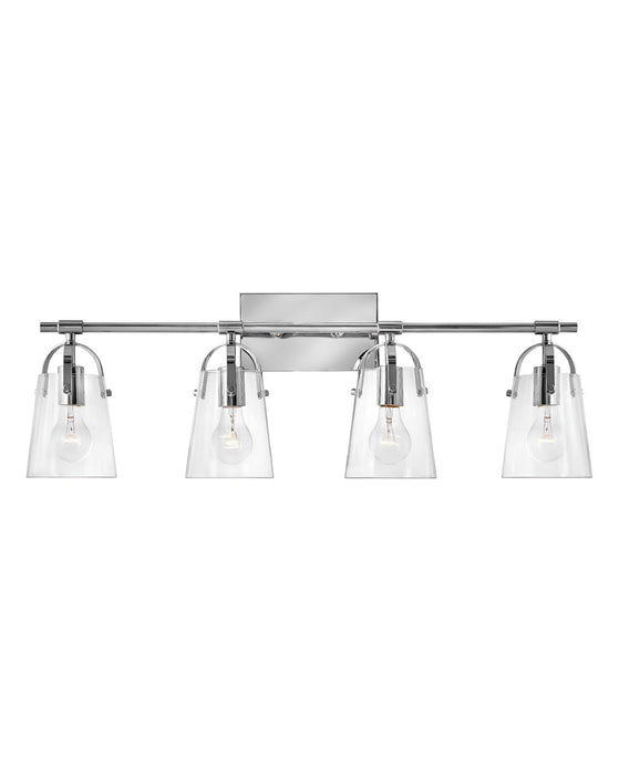 Foster Four Light Vanity in Chrome