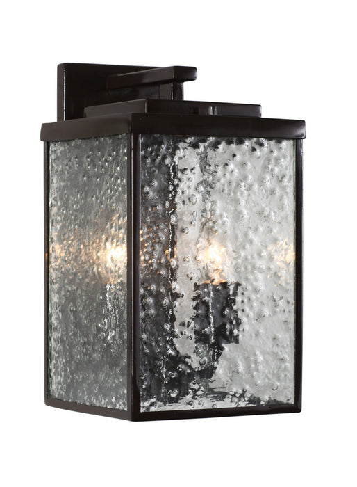 Mission You 2-Light Outdoor Wall Fixture in Glossy Bronze - Lamps Expo