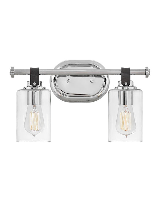 Halstead Two Light Vanity in Chrome