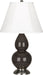 Robert Abbey (CF12) Small Double Gourd Accent Lamp with Ivory Stretched Fabric Shade