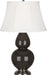 Robert Abbey (CF22) Double Gourd Table Lamp with Ivory Stretched Fabric Shade