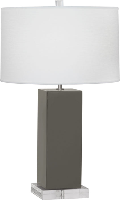 Robert Abbey (CR995) Harvey Table Lamp with Oyster Linen Shade