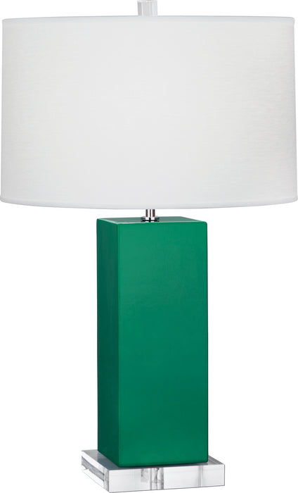 Robert Abbey (EG995) Harvey Table Lamp with Oyster Linen Shade