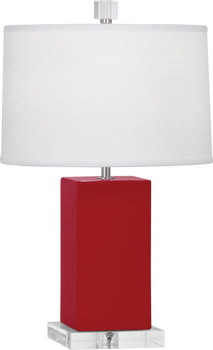 Robert Abbey (RR990) Harvey Accent Lamp with Oyster Linen Shade