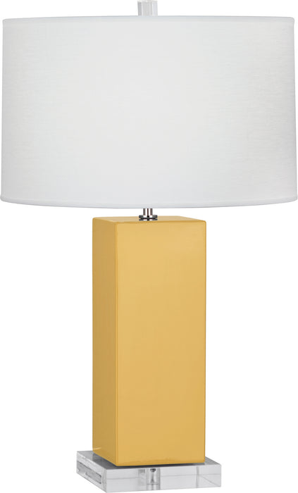 Robert Abbey (SU995) Harvey Table Lamp with Oyster Linen Shade