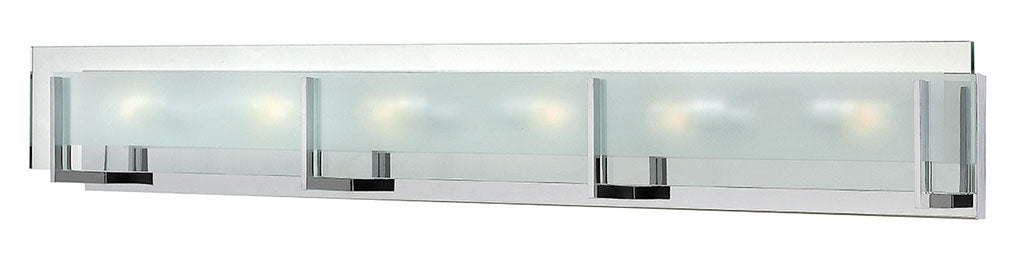 Latitude Six Light Vanity in Chrome