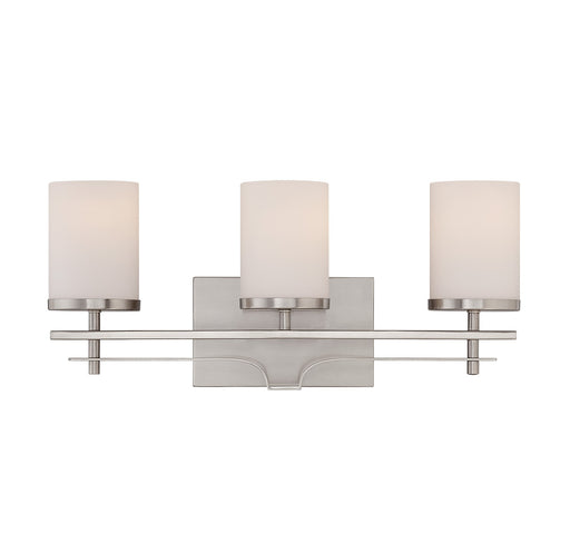 Colton 3-Light Bath Vanity in Satin Nickel