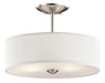 Shailene Semi Flush 1-Light in Brushed Nickel