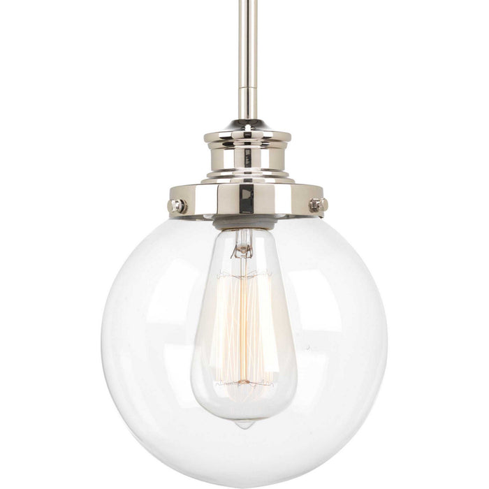 Penn 1-Light Pendant in Polished Nickel