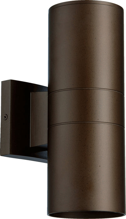 Cylinder Modern And Contemporary Wall Mount in Oiled Bronze