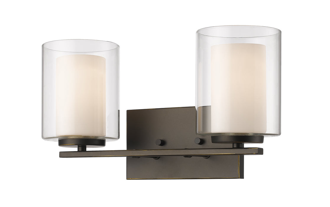 Willow 2 Light Vanity in Olde Bronze