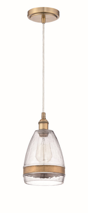 Craftmade (P465AGC1) Mini Pendant 1-Light Mini Pendant with Cord in Aged Copper