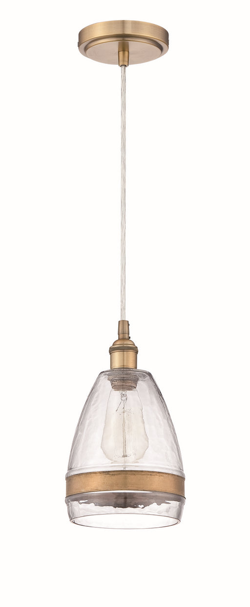 Mini Pendant 1-Light Mini Pendant with Cord in Aged Copper - Lamps Expo