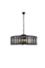 Chelsea 10-Light Chandelier in Matte Black with Silver Shade (Grey) Royal Cut Crystal