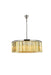 Sydney 10-Light Chandelier in Polished Nickel with Golden Teak (Smoky) Royal Cut Crystal