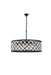 Madison 8-Light Chandelier in Matte Black with Clear Royal Cut Crystal