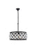 Madison 5-Light Chandelier in Matte Black with Clear Royal Cut Crystal