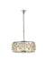 Madison 5-Light Chandelier in Polished Nickel with Golden Teak (Smoky) Royal Cut Crystal