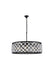 Madison 8-Light Chandelier in Matte Black with Clear Royal Cut Crystal