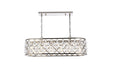 Madison 6-Light Chandelier in Polished Nickel with Clear Royal Cut Crystal