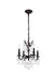 Rosalia 4-Light Pendant in Dark Bronze with Clear Royal Cut Crystal