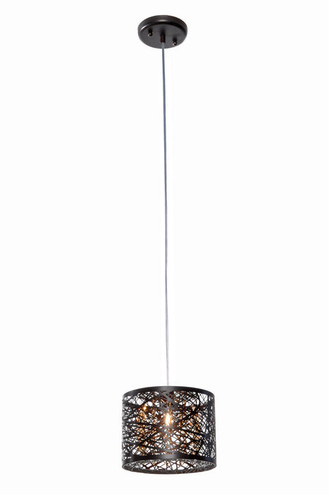 Inca 1-Light Pendant W/LED Bulb in Bronze