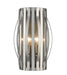 Moundou 2 Light Wall Sconce in Brushed Nickel