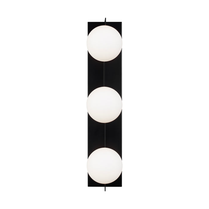 Orbel 3-Light Bath Vanity Light in Matte Black