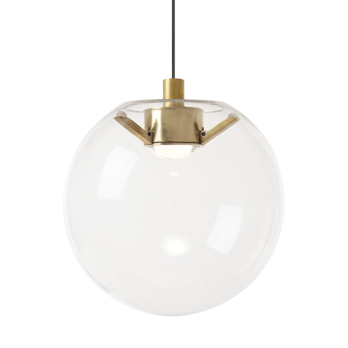 Mini Palona Pendant in Natural Brass