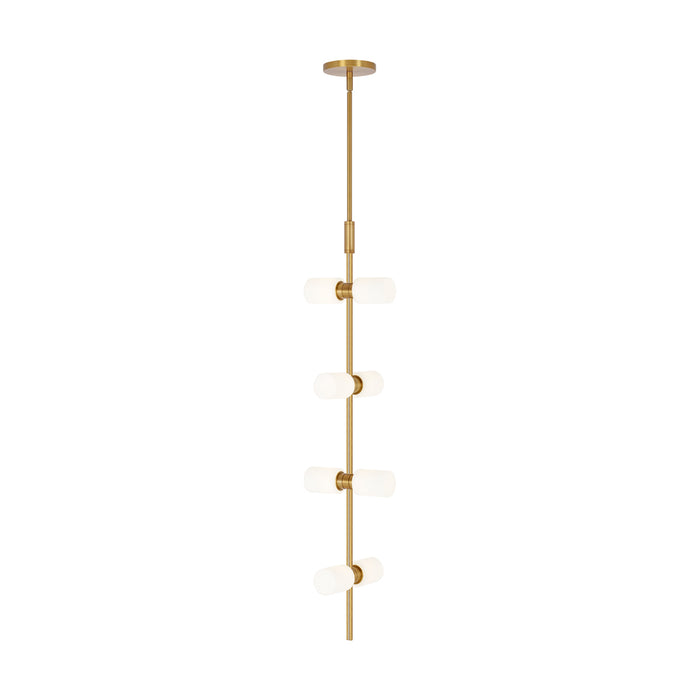 ModernRail Pendant in Aged Brass