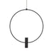 Mini Layla 13" Pendant in Nightshade Black