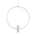 Mini Layla 13" Pendant in Satin Nickel