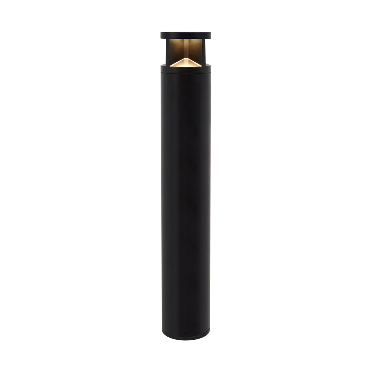 Arkay Two 36" Outdoor Bollard in Black