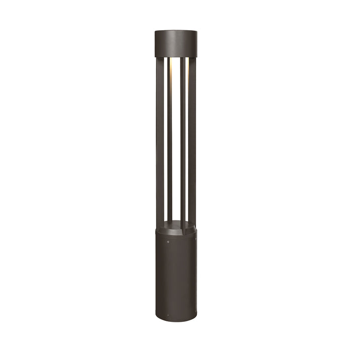 Turbo 42" Outdoor Bollard in Bronze